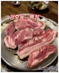 동대문 역사문화공원역 맛집ㅣ강호동 백정 by 도로사랑