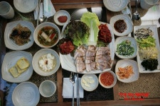 경희대보쌈집 천초청국장