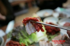 경희대보쌈집 천초청국장