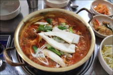수락산 매운갈비찜 김치찌개
