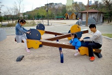 미리 타고 달리는 2살 어린이날 선물 : 다기능자전거, 유아자전거 카고플러스 at 금호동 공원/대현산배수지공원