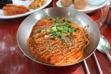 죽순 비빔국수.