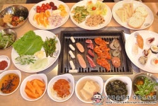 [신천 무한리필 맛집]고기뷔페, 샐러드바, 초밥 무한리필! 신천 홍빠!