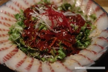 [신촌역맛집, 신촌술집] 민속주점 술익는 마을 2층에서 쇠고기 타다끼와 도미회무침
