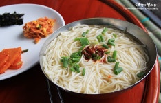 [담양국수거리 맛집] 원조대나무국수 - 멸치국물국수. 대잎계란