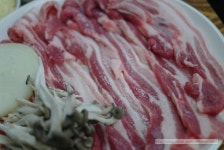 평촌 청학골 2호점에서 생삼겹살과 샤브칼국수 즐기기