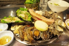 [제주도 흑돼지 맛집]협재해수욕장 ; 바다를 본 돼지 싱싱한 해산물과 흑돼지를 동시에!