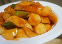 온가족 간식 가래떡 떡볶이 맛있어~