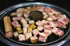 구미 진평동맛집 쫄깃고소한 바베큐 삼겹살 통갈비앤드럼통