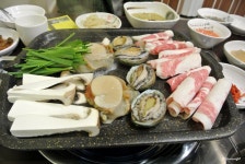 [대구수성구맛집/들안길맛집] 완도전복마을 :: 전복,키조개,한우차돌의 환상궁합