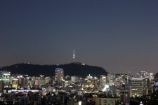 [서울나들이]해질녘 동대문 성곽공원과 낙산 성곽길 야경, 낭만적이네요!^^