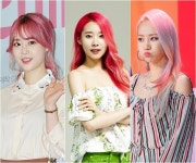 허영지 vs 차희 vs 예은, ‘핑크 염색 헤어’ 3가지 매력에 퐁당