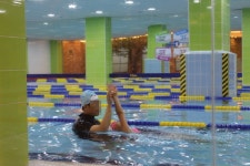 아이푸른어린이수영장 겨울에도 따뜻한 수온이라 안심~