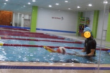 아이푸른어린이수영장 겨울에도 따뜻한 수온이라 안심~