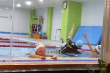 아이푸른어린이수영장 겨울에도 따뜻한 수온이라 안심~