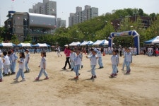큰 딸 초등학교 체육대회