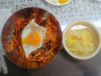 특색있는 메뉴 짬뽕비빔밥 : 경남 사천시 청운각