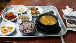가볍게 한끼니 오천원짜리 영천시장 맛집 간이식당의 청국장 백반!