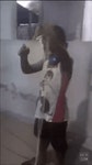 고무줄 놀이하던 아이