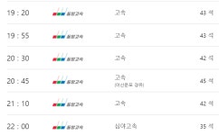 아산 터미널시간표(시외버스.고속버스)동서울.강남 터미널에서