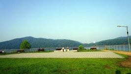 경기도 꽃구경 용인 가볼만한곳 기흥 호수공원(신갈 저수지)물빛정원 코스모스 명소