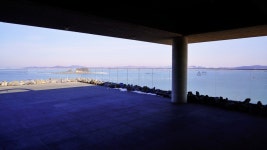 충남 드라이브 코스 서해 가볼만한곳 원산도 초전항 바이더오 카페 루프탑