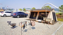 부산 캠핑장 오토 캠핑장 바다 뷰, 부산항대교 캠핑 부산항힐링야영장 추천