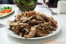 정선 동광식당에서 황기족발&콧등치기국수~