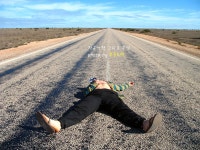 90 MILE STRAIGHT ROAD 146.6KM의 도로를 만나다.