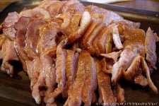 대나무 숲속에서 운치있게 즐기는 숯불오리회전구이, 의정부 오리타운: 의정부시 낙양동