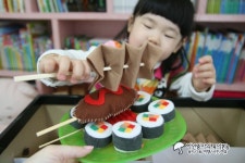 [역할놀이]집에서 하는 직업체험 분식집 아줌마가 되었어요-37M(펠트로만든 김밥,떡꼬치,오뎅,샌드위치,핫도그)