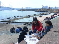 부산의 매력,봄날의 즐거움... 광안리 수변공원/민락어민활어직판장