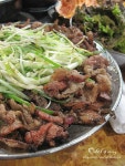 [서울 역삼동/강남역] 십원집 (뱅뱅점) - 연탄초벌구이 파불고기 , 매운족발