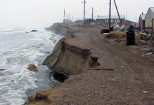 Remote Alaskan town is the canary in the US climate change coal mine