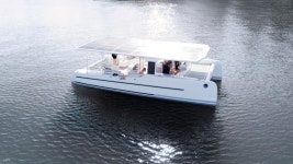 The Tesla of solar electric yachts launches in New Zealand