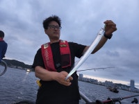 [목포갈치낚시]20일 목화피싱 평화광장 첫날 갈치사냥 대물3지 잡고왔습니다.