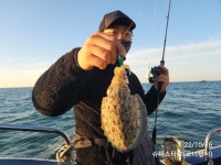 10/26[슈퍼스타호] 군산바다에 갑이가 쫙 깔려 있습니다.(코너낚시)