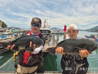 남해동부권기록 55.5cm 51cm 44cm 43cm 긴꼬리36 외