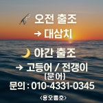 야간문어와 슈퍼전갱이/고등어 다녀왔읍니다. 용오름호....