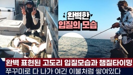 [풍낚TV]고도리다운샷/완벽한 입질의 모습과 챔질타이밍/초릿대 확대영상/매일 100광씩 나온다/태안권 광어다운샷/영복1호/Flatfish... 