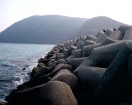 영도 하리 선착장 앞 방파제