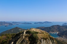통영 미륵산정상에서