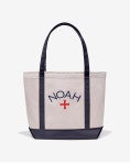 노아(NOAH) (U) 클래식 코어 로고 토트 네이비 내추럴 CORE LOGO TOTE NATURAL - 사이즈 & 후기 | 무신사