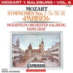 7, 7a, 55, 31, Pariser Hans Graf & Salzburg Mozarteum Orchestra의 Mozart: Symphonien Nos. 7, 7a, 55, 31, Pariser