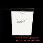 Folded Wall Mount Plexiglass PMMA Acrylic Table Tent - Bestar Display Co.,LTD - ecplaza.net