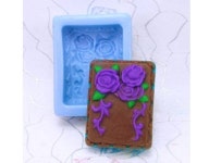 H0130 Rose Flower Silicone Soap Mold/handmade Soap Moulds - Zibo Hanking Silicone Mold Trading Co.Ltd