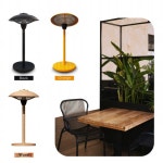 Standing Electric Heater With Chic Lampshade 1500W Heating Ontable Patio Heater, Outdoor Warmer - Zhuhai Zire Technology Limited