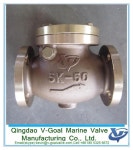 JIS F7371 5K Marine Bronze Swing Check Valve - QINGDAO V-GOAL MARINE VALVE MANUFACTURING CO., LTD. - ecplaza.net