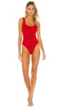 Hunza G SOLITAIRE 원피스 in Red | REVOLVE SOLITAIRE 원피스 from Revolve.com