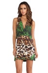 AGUADECOCO 오픈백 애니멀 프린트 기모노 원피스 in Leopard | REVOLVE 오픈백 애니멀 프린트 기모노 원피스 from Revolve.com